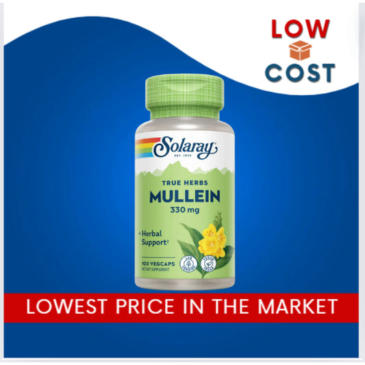 LowCost PH| SOLARAY Mullein Leaf 330 mg - Soothing Herbal Support - Traditionally Used to Support
