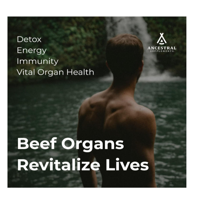LowCost PH| Ancestral Supplements Grass Fed Beef Organ Supplement, Supports Whole Body Wellness with