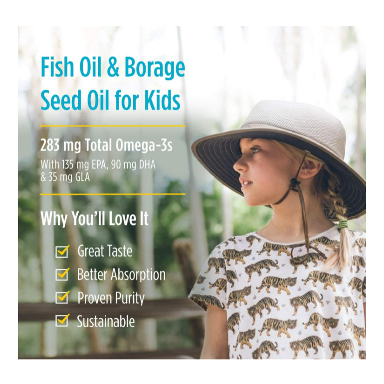 LowCostPh | Nordic Naturals, Ultimate Omega Junior, 6+, Strawberry, 680 mg, Complete Omega Junior