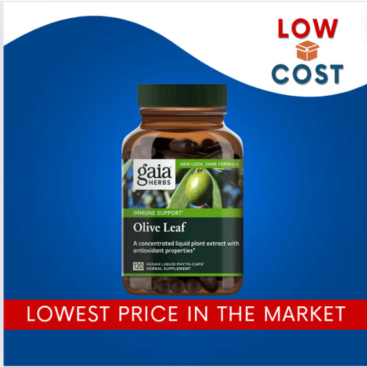 LowCostPH| Gaia Herbs, Olive Leaf, 120 Vegan Liquid Phyto-Caps
