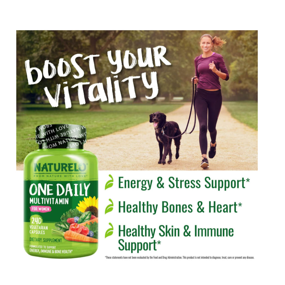 LowCostPH | NATURELO One Daily Multivitamin for Men & Women - with Vitamins & Minerals + Organic