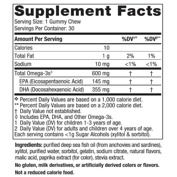 LowCostPh | Nordic Naturals, Nordic Omega-3 Gummies, Tangerine, 82 mg, Fishes Gummies | MultiVitamin