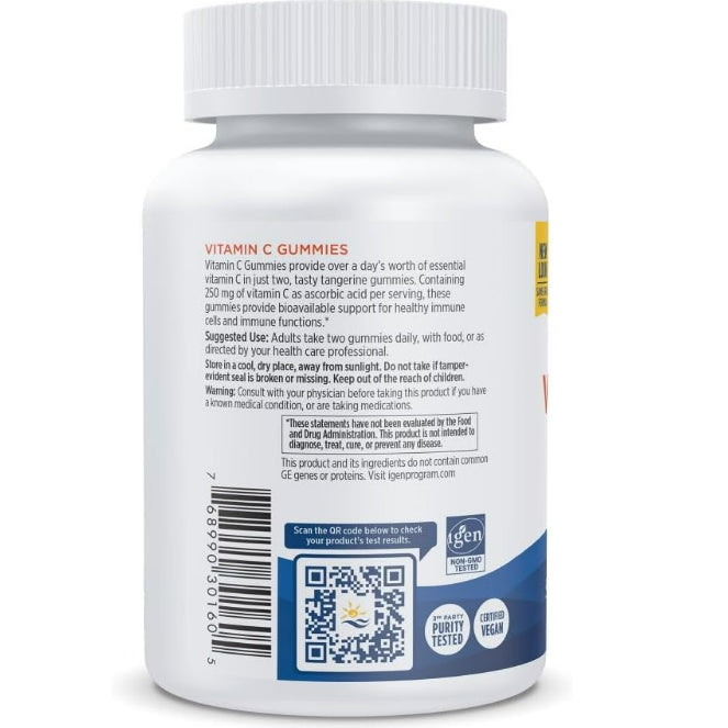 LowCostPH| Nordic Naturals, Vitamin C Gummies, Tangerine, 60 Gummies, Supports Healthy Immune System