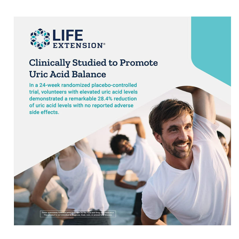USAOnhand| Life Extension, Uric Acid Control, 60 Vegetarian Capsules