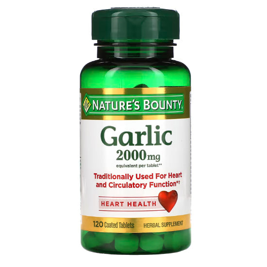 LowCostPh | Nature's Bounty, Garlic, 2,000 mg, Garlic Extract, 1,000 mg, 100 Rapid Release Softgels