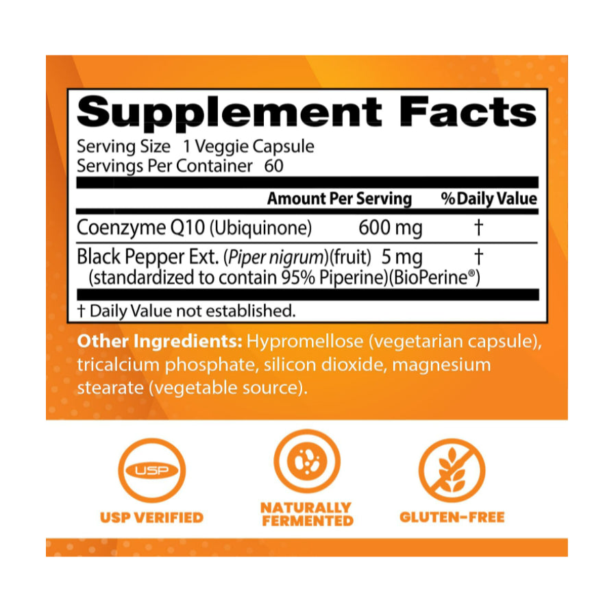 LowCostPH| Doctor's Best High Absorption CoQ10 with BioPerine, Heart Health 200mg-60veggiecaps