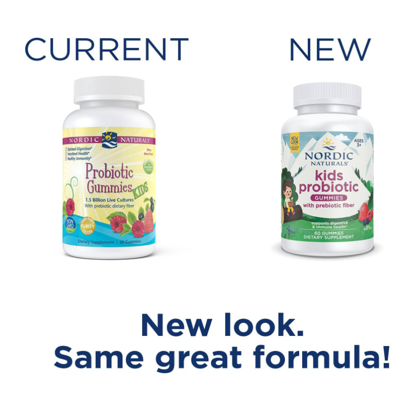 LowCostPh | Nordic Naturals, Probiotic Gummies Kids, Merry Berry Punch, 60 Gummies