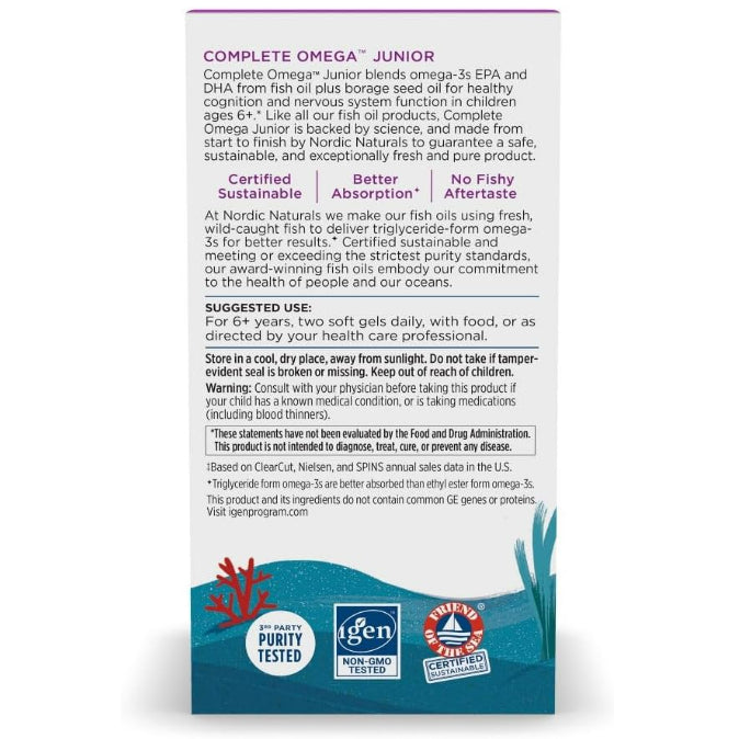 LowCostPh | Nordic Naturals, Ultimate Omega Junior, 6+, Strawberry, 680 mg, Complete Omega Junior
