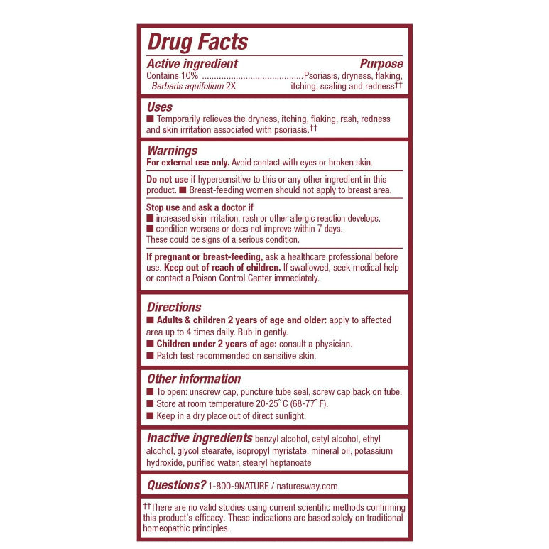 LowCost PH| Boericke & Tafel, Psoriaflora, Topical Cream, 1 oz (28 g) for Skin