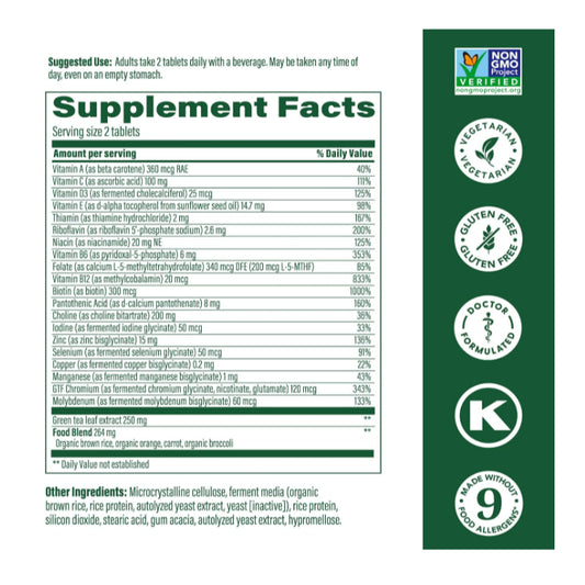 LowCostPh | MegaFood, Women's Advanced Multivitamin, Women's 40+, Advanced Multivitamin, 60 Tablets