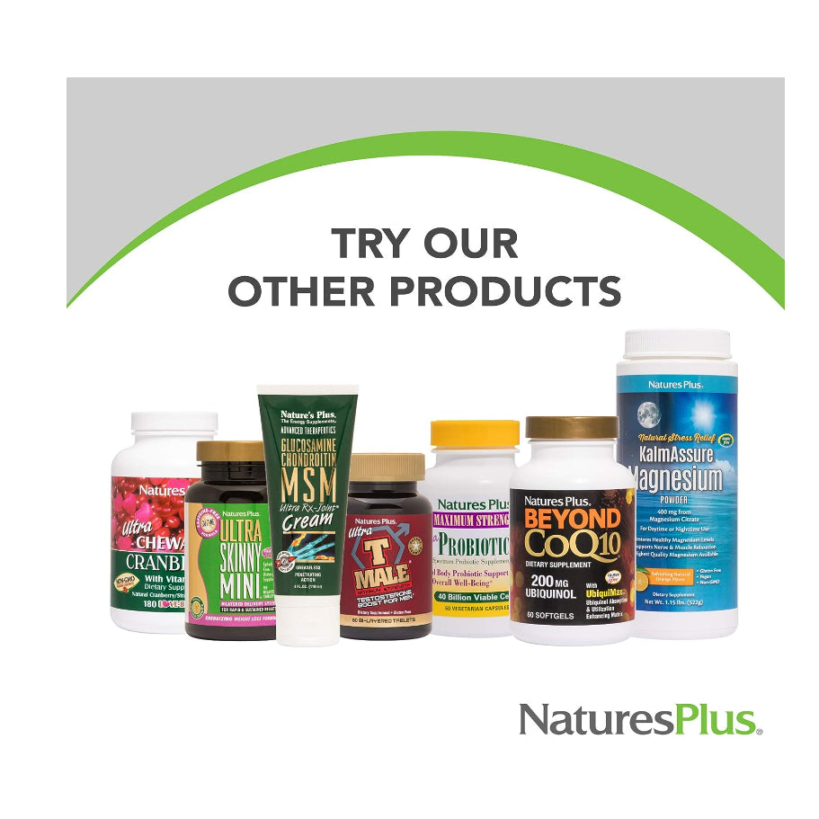 USAOnhand| NaturesPlus, Herbal Actives, Black Cherry, 750 mg, 30 Tablets