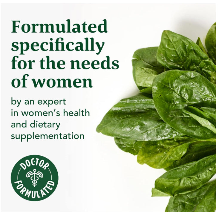 LowCostPh | MegaFood, Women's Advanced Multivitamin, Women's 40+, Advanced Multivitamin, 60 Tablets