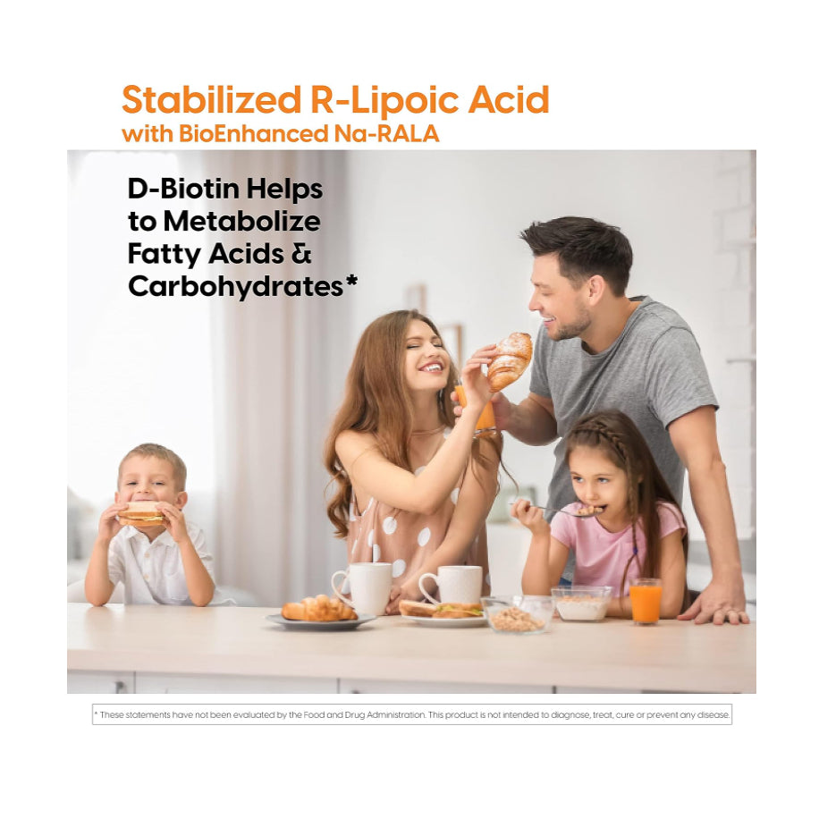 LowCostPH| Doctor's Best Stabilized R-Lipoic Acid with BioEnhanced Na-RALA, Helps Support Glucose 60