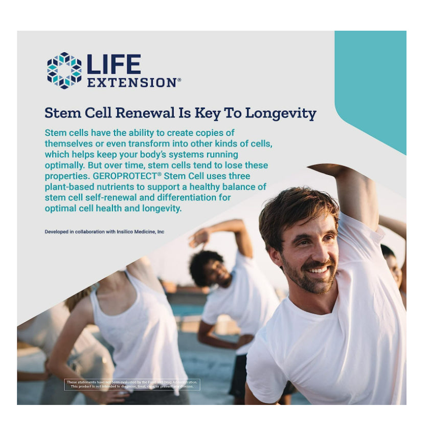 LowCostPh | Life Extension, Geroprotect, Stem Cell , Ageless Cell , Autophagy Renew,30 | 60vegcaps