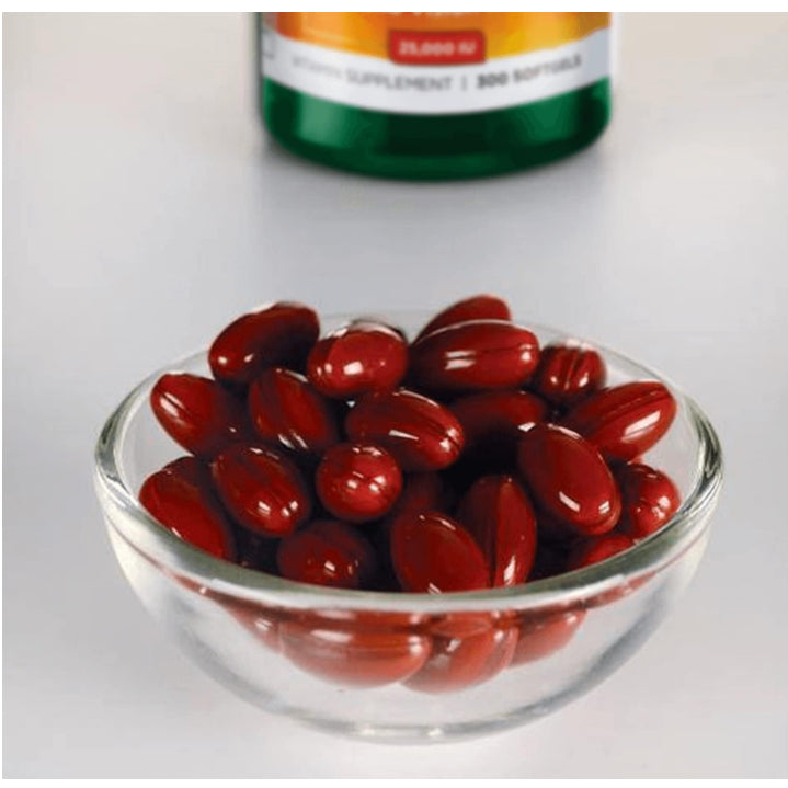 Swanson Ph | Swanson, Beta Carotene, 25,000 IU (7,500 mcg RAE), 300 Softgels Eye and Vision Health