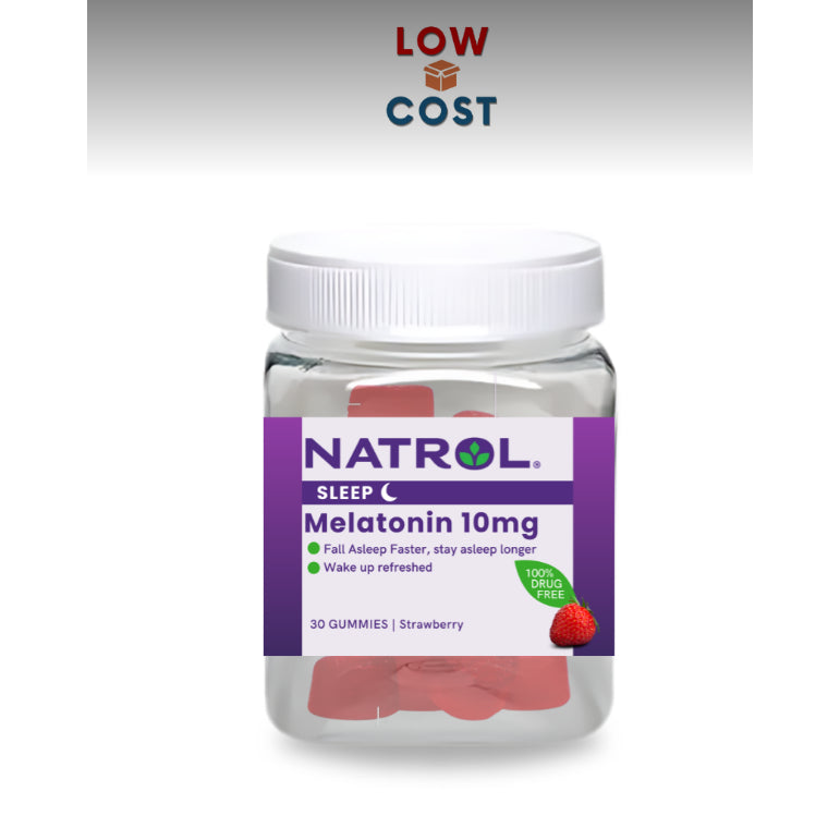 LowCostPh | Na trol, Melatonin 5mg, for Restful Sleep,5mg Strawberry-Flavored Gummies for Adult