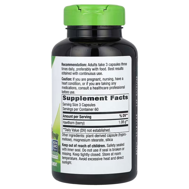 Nature's Way, Hawthorn Berries ( Help Protect Heart Tissue and Support Vascular Health )