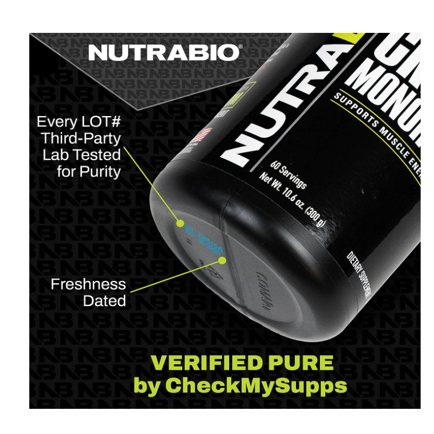 LowCostPH| NutraBio, Micronized Creatine Monohydrate, 10.6 oz (300 g)