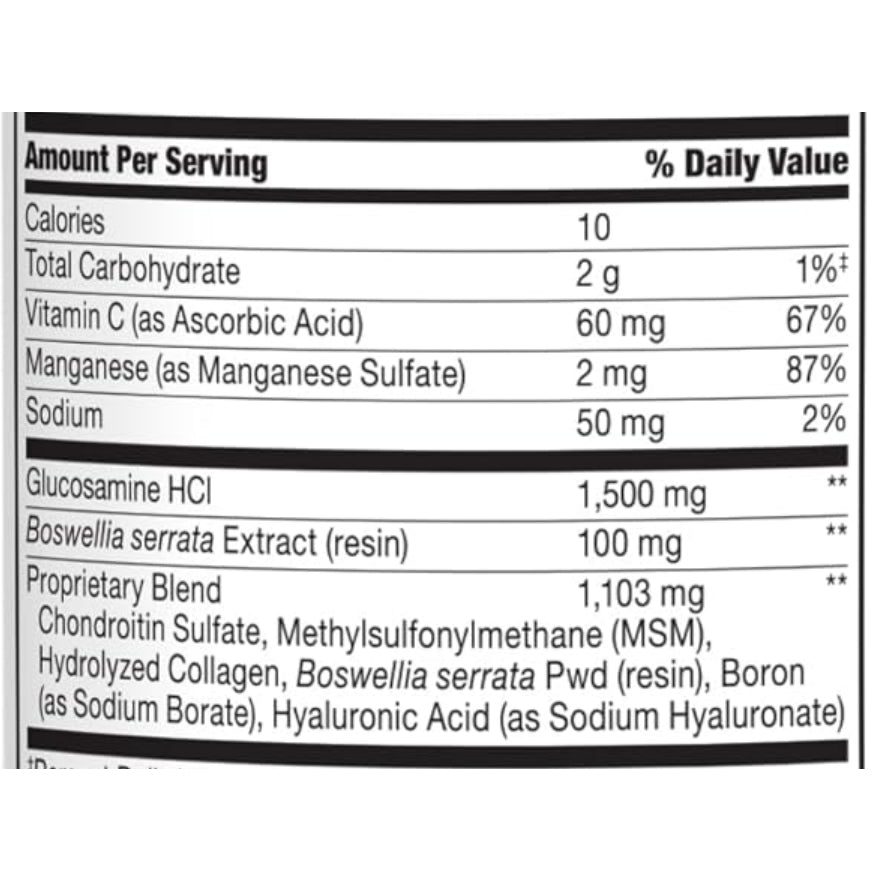 LowCostPH | 21st Century Glucosamine & Chondroitin Plus Hyaluronic Acid + MSM, 120 Tablets
