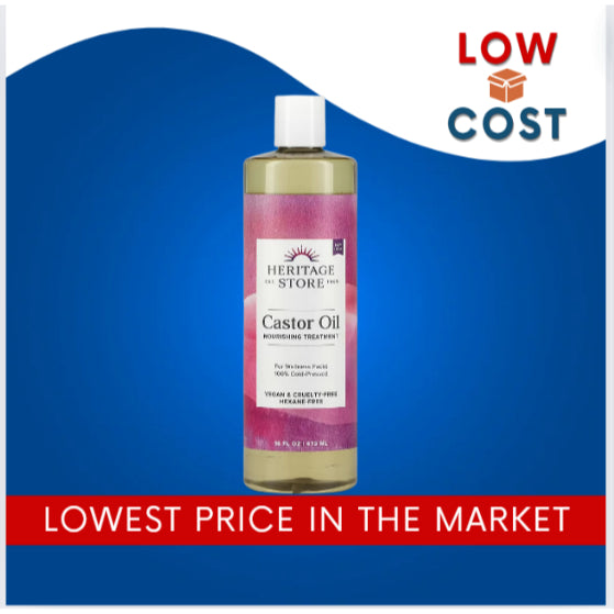 LowCOstPH| Heritage Store, Castor Oil, Nourishing Treatment,  (237 ml)