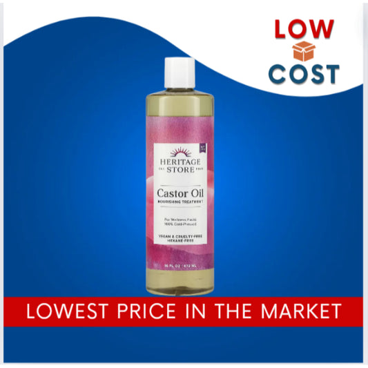 LowCOstPH| Heritage Store, Castor Oil, Nourishing Treatment,  (237 ml)