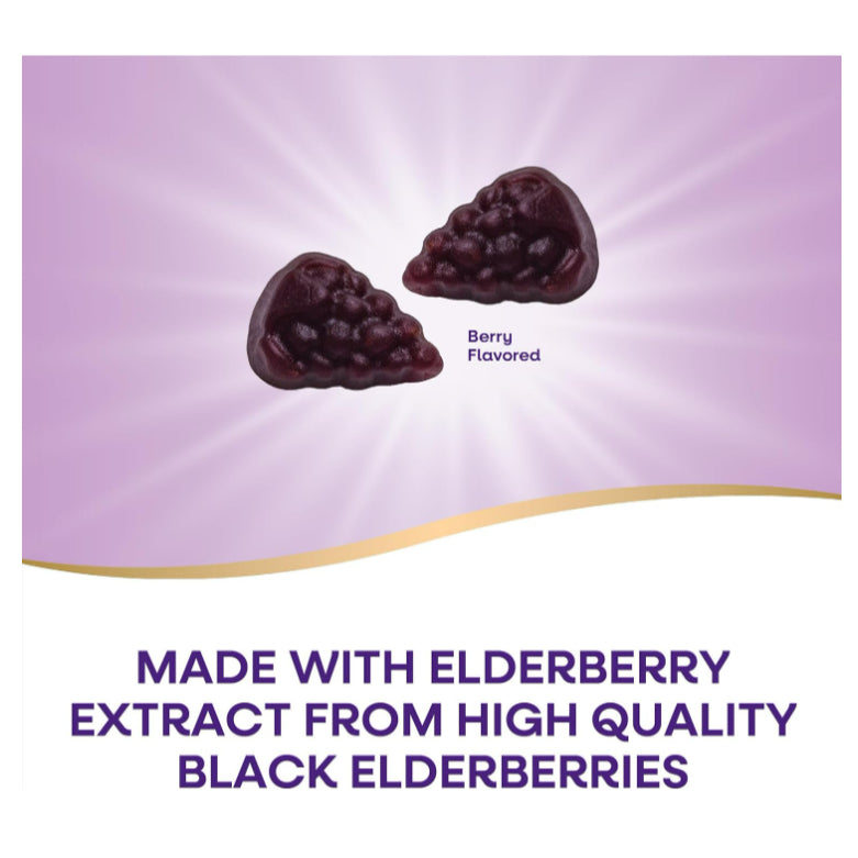 LowCostPh | Nature's Way, Sambucus Gummies, Standardized Elderberry, For Adult and Kids 60 Gummies