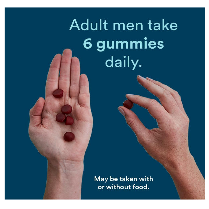 LowCost PH| SmartyPants, Men's Multi & Omegas Gummies, Lemon Creme, Blueberry and Blackberry, 180 Gu