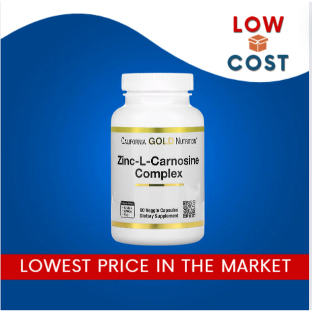 LowCostPh | California Gold Nutrition, Zinc-L-Carnosine Complex, 90 Veggie Caps