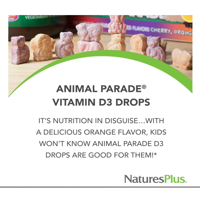 USA Onhand | Animal Parade® Vitamin D3 400 IU Liquid Drops
