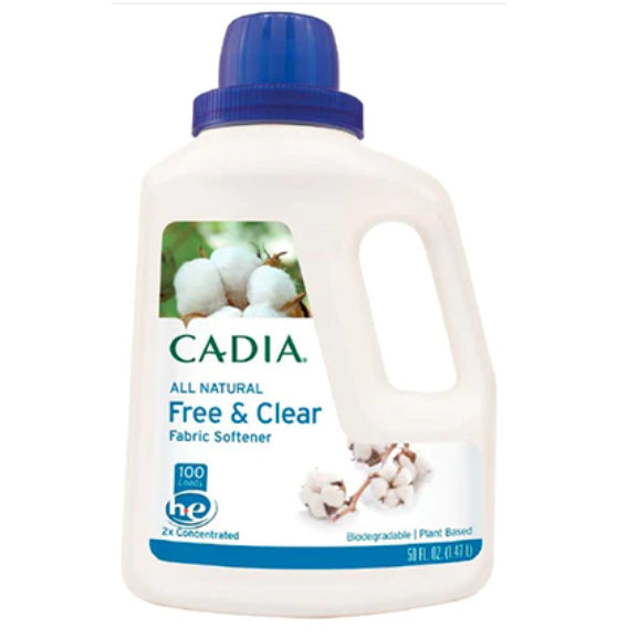 Grocer Farmer | Cadia All Natural Free & Clear Fabric Softener 1.47L, Lavender Fabric Softener 1.5L