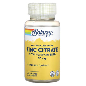 LowCostPh | Solaray, Optizinc, 30 mg, Zinc Copper with Kelp & Pumpkin Seed, Bio, Citrate, Copper,