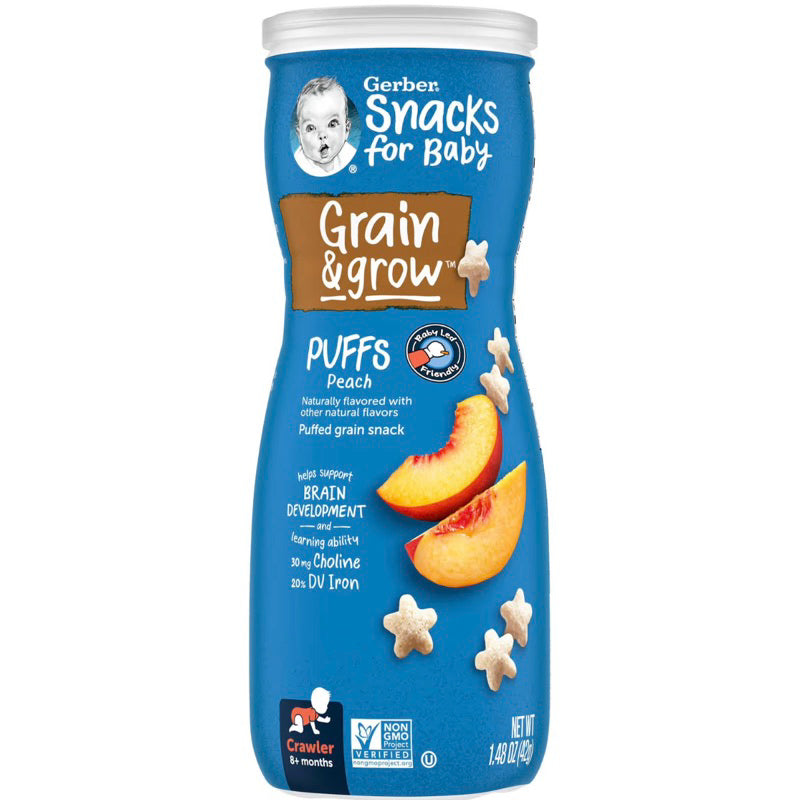 Low Cost PH | Happy Baby Puffs Organic Gluten Free Nutrient Rich Snacks Vitamins C & E Choline