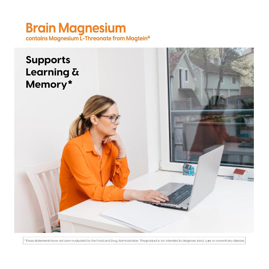 LowCostPH| Doctor's Best, Brain Magnesium with Magtein, 150 mg, 90 Veggie Caps (50 mg per Capsule)