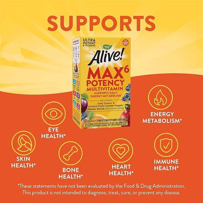Nature's Way, Alive!® Max6 Potency Multivitamin