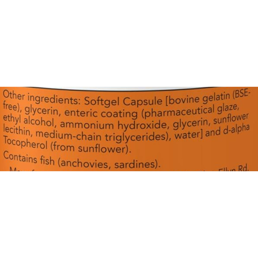 LowCostPH | Now Foods Omega-3, 180 EPA / 120 DHA, 500 Softgels Cardiovascular Support.