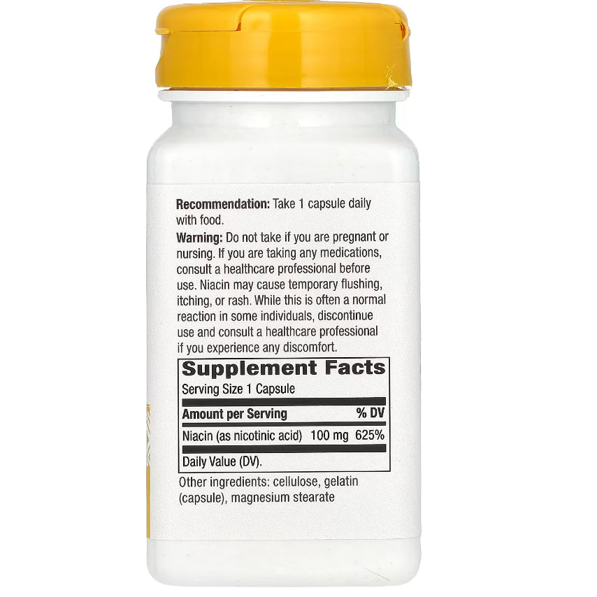 LowCostPh | Now, Nature's Way, Solaray  Niacin, 500mg | 100mg | Flush-Free, Double Strength,