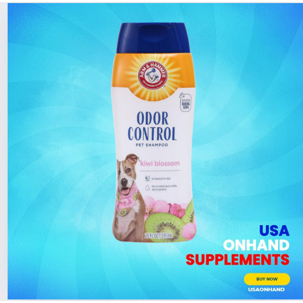 USAOnhand| Arm & Hammer, 2-In-1 Shampoo & Conditioner For Pets, Cucumber Mint, 20 fl oz (591 ml)