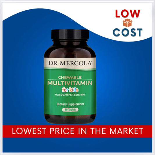 LowCostPH| Dr. Mercola, Chewable Multivitamin for Kids, 60 Tablets