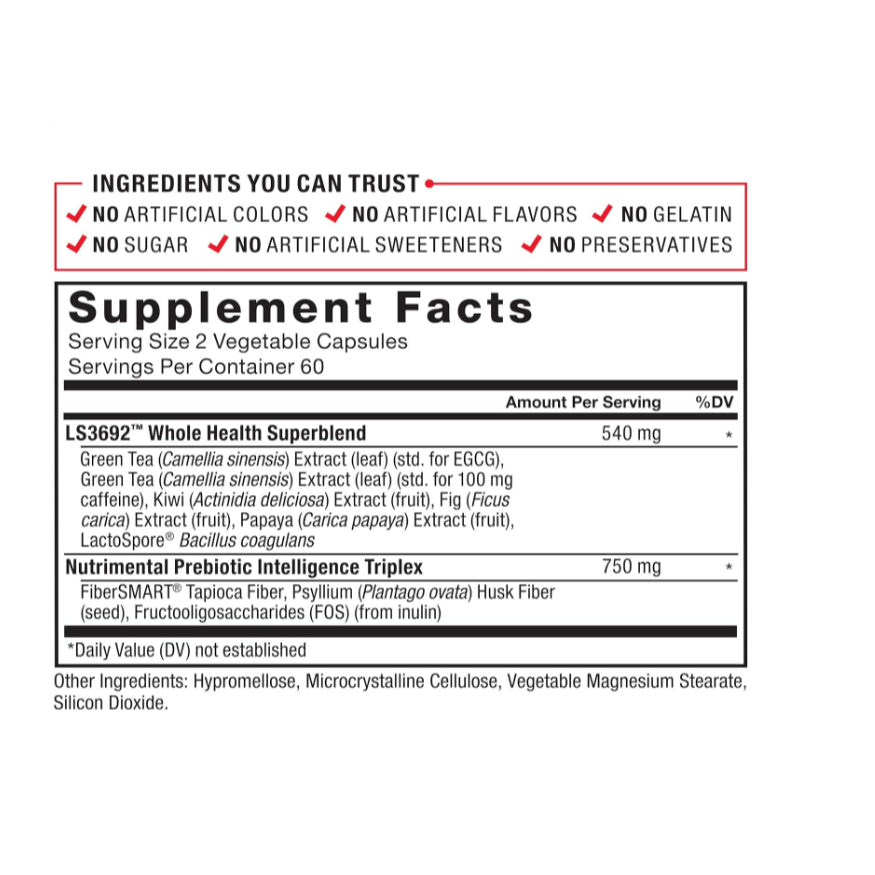 LowCost PH| Force Factor ProbioSlim + Prebiotic Fiber Weight Loss Supplement for Women and Men, 120c