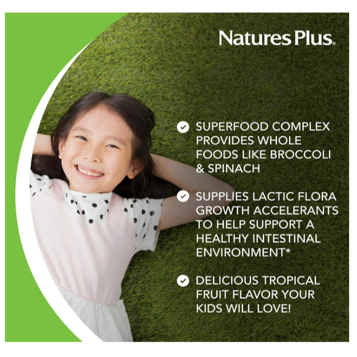 LowCostPh | NaturesPlus, Animal Parade, Kid Greenz, Vitamin C, Orange Juice, 90 Animal-Shaped Tablet
