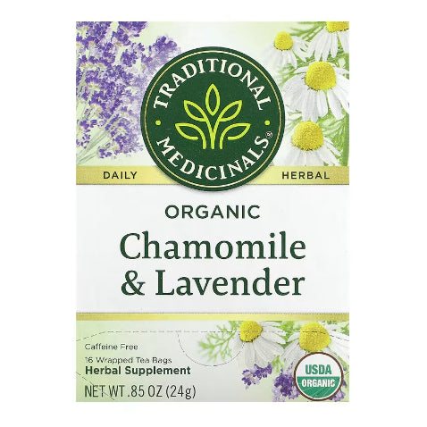 USAOnhand| Traditional Medicinals, Organic Smooth Move, Senna Chamomile, Caffeine Free, 16 Wrapped T