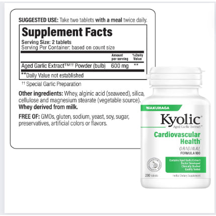 USAOnhand | Kyolic, Aged Garlic Extract, Cardiovascular Health