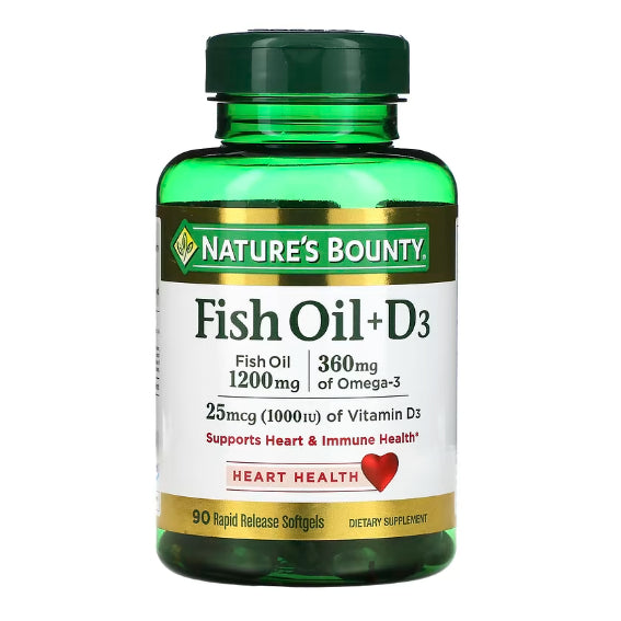 LowCostPH | Nature's Bounty Fish Oil, 1,000 mg, Support Reduce Risk of Coronary Heart Disease*