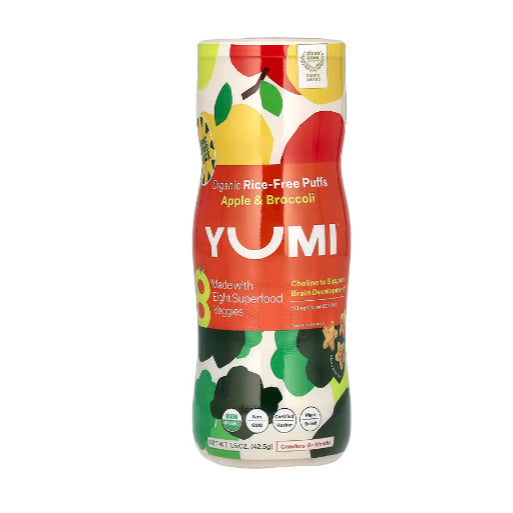 LowCostPH| Yumi, Organic Rice-Free Puffs, 8+ Months, 1.5 oz Organic Ingredientss Texture for Teethi