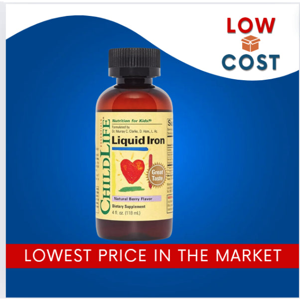 LowCost| ChildLife Essentials, Liquid Iron, Natural Berry, 4 fl oz (118 ml)