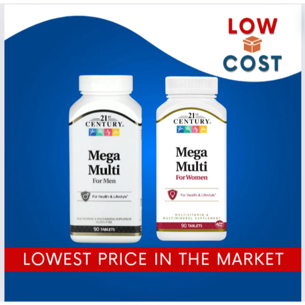 LowCostPh | 21st Century, Mega Multi for Men and Women, Multivitamin, Garden of life Vitamin Code