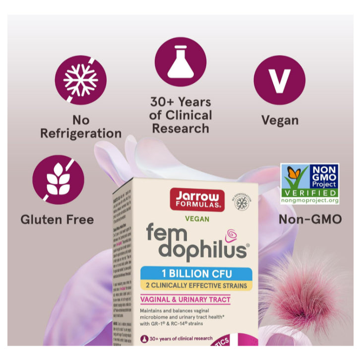 Low Cost PH | Women's Fem Dophilus, 30 Veggie Caps Vaginal/Urinary Tract Health For Women