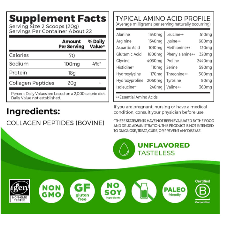 LowCostPH| Garden of Life, RAW Organic Fiber, 1 lb, 12.32 oz | Keto Collagen Peptides