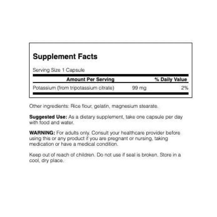 USA Onhand | Swanson, Potassium Citrate ( Energy and Cardiovascular Support )