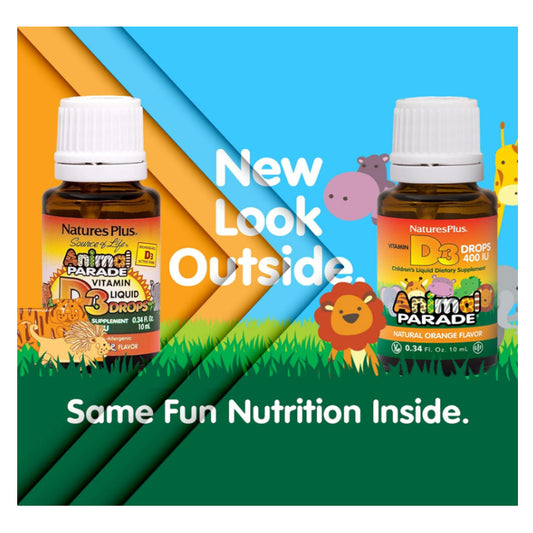 USA Onhand | Animal Parade® Vitamin D3 400 IU Liquid Drops